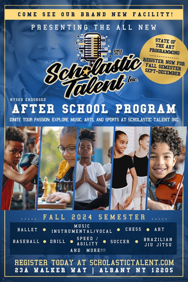 Scholastic Talent After School Program Flyer