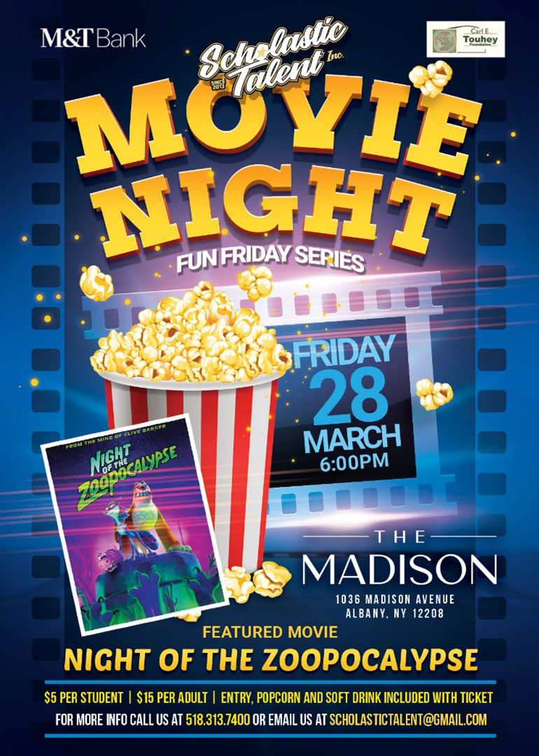Fun Friday Movie Night Flyer
