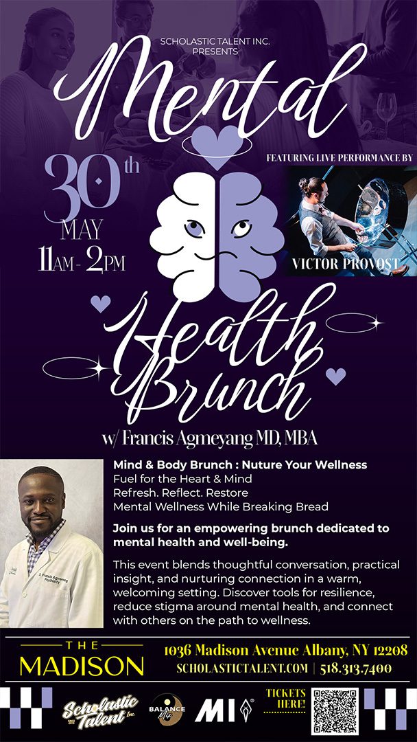 Mental Health Brunch Flyer