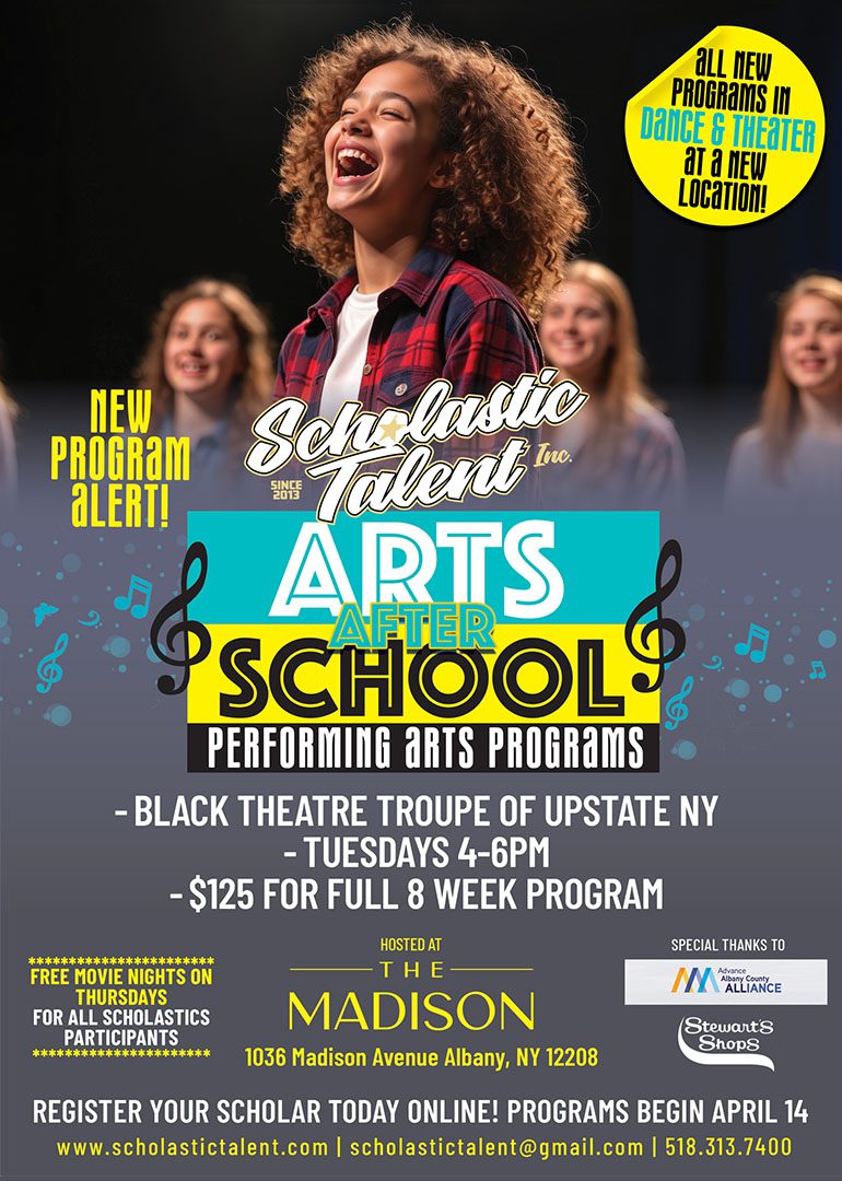 Theatre class flyer at the Madison Theatre in Albany, NY