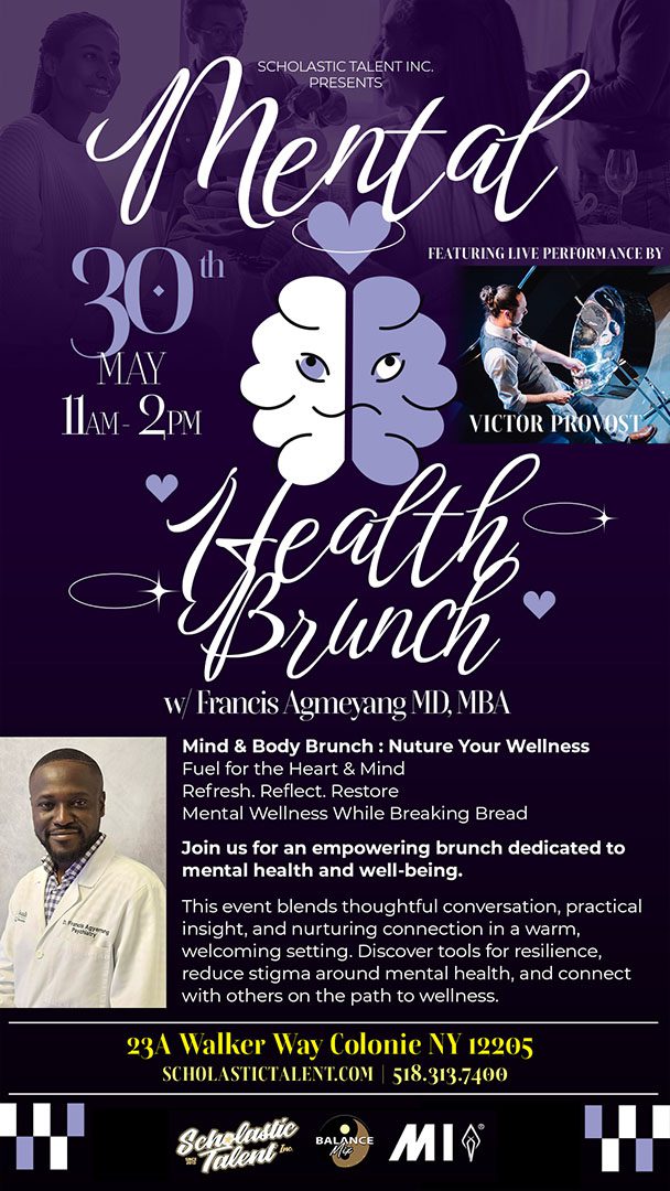 Mental Health Brunch Flyer