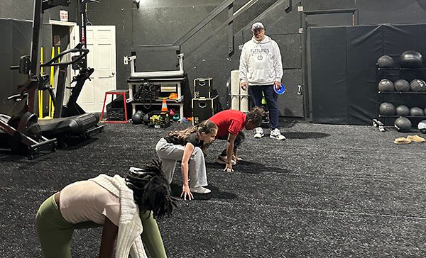 Facility Rental Colonie, NY - Kids getting ready to race in gym
